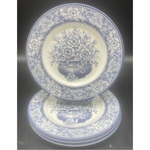 Stafford Blue and White Floral Dinnerware Set